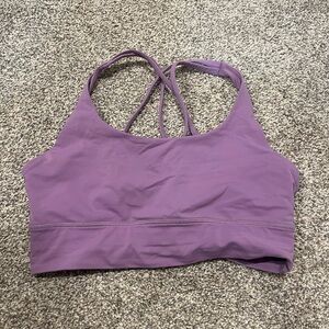 lululemon athletica Energy Longline Lavender Sports Bra